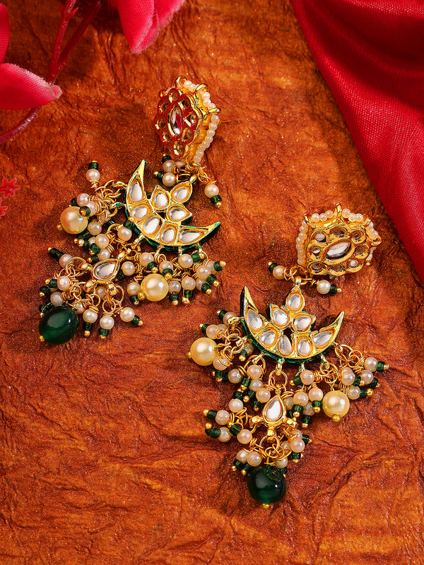 Ornate Chandbali Earrings