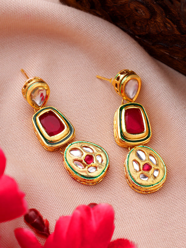 Ruby Elegance Earrings